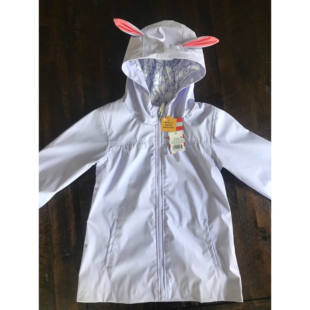 4t girls rain jacket.